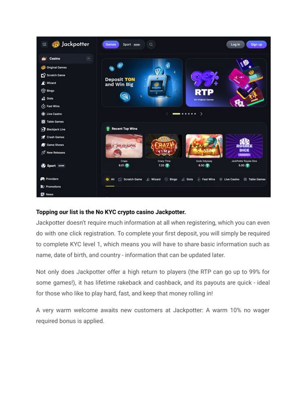 Finest No KYC Crypto Casinos 2025 - No Verification Gambling Establishment Sites