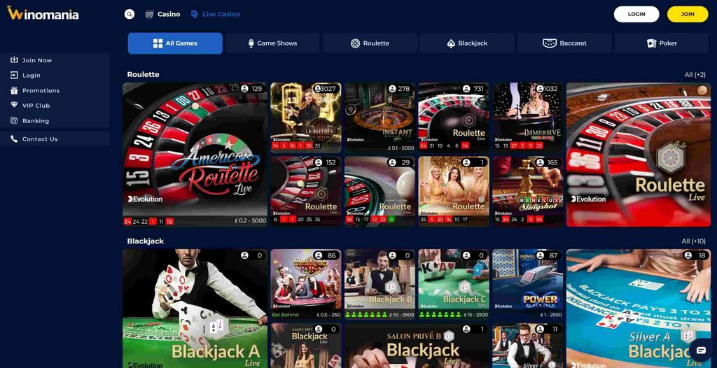 WinOMania Casino Site Evaluation (2025) - Rewarding VIP Program